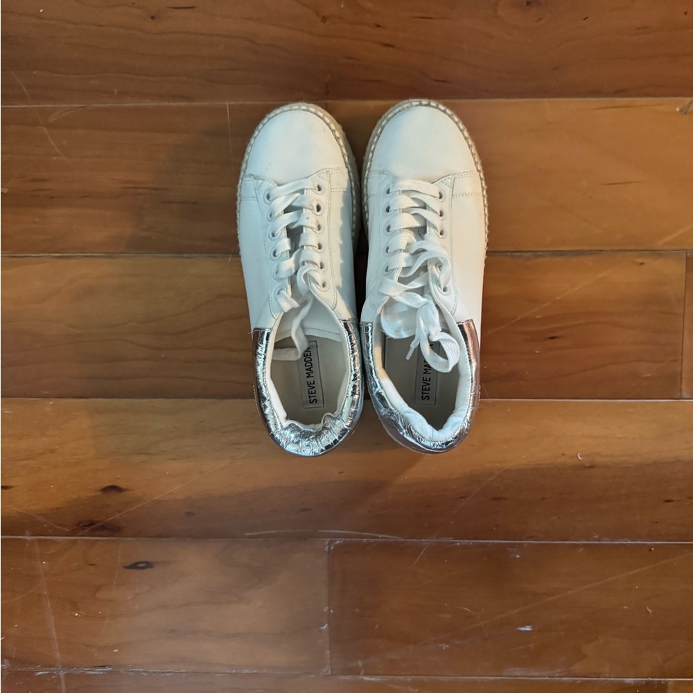 Steve Madden White Sneakers